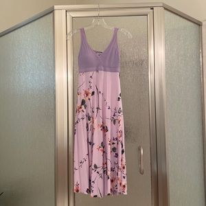 Padded Lilac Flower Dress (Never Used)